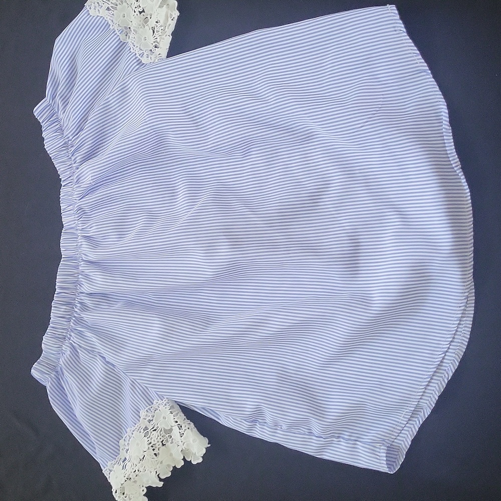 Kontrol Off The Shoulder Striped Top - Picture 6 of 6